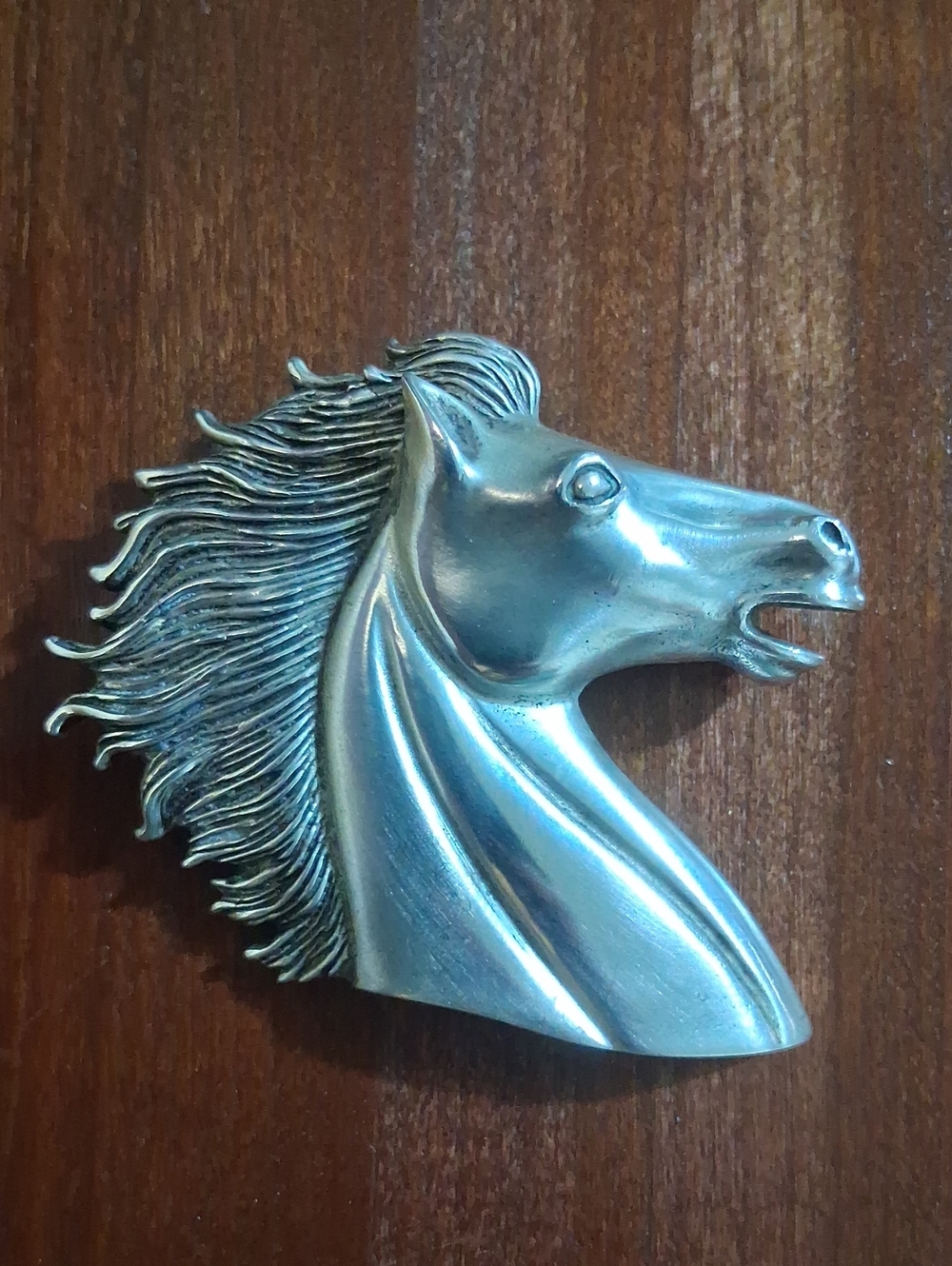 Sterling Silver Horse Head 3D Brooch Pendant Wilson Numbered Limited Vintage